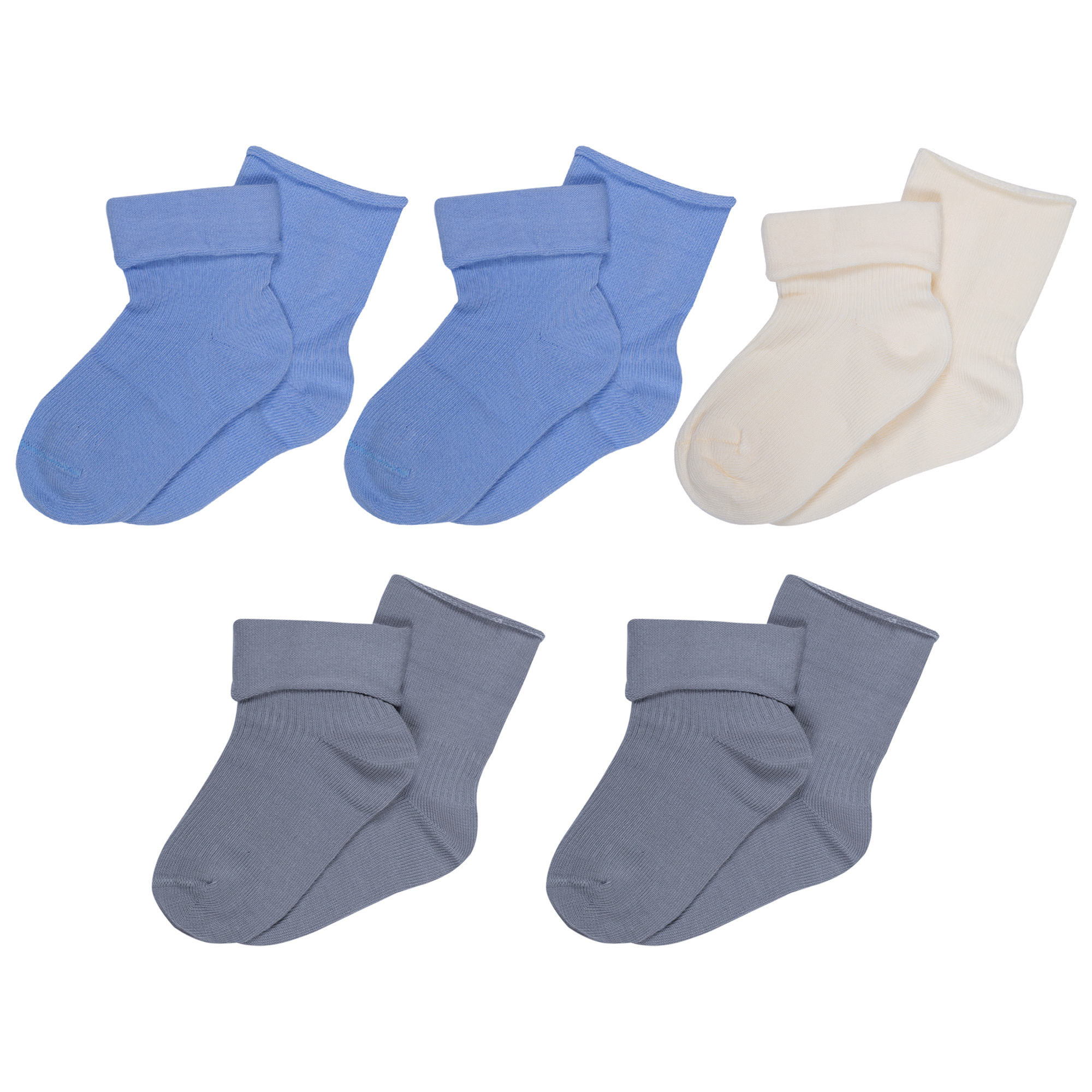 

Носки детские Rusocks 5-Д-107, голубой; бежевый; серый, 12-14, 5-Д-107