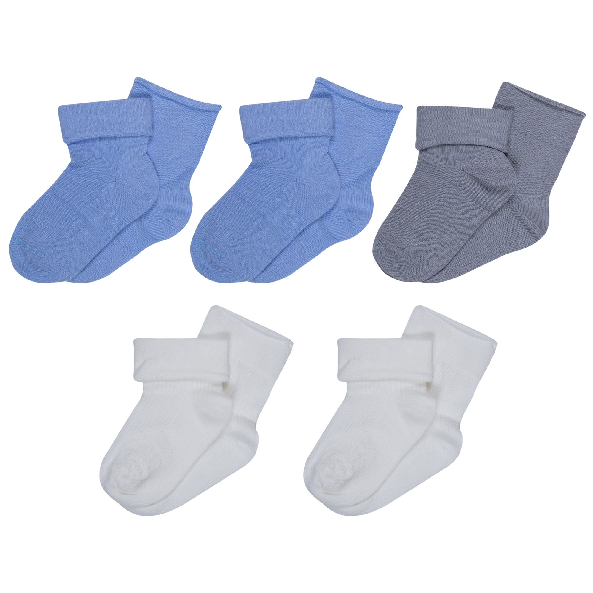 

Носки детские Rusocks 5-Д-107, голубой; серый; белый, 10, 5-Д-107