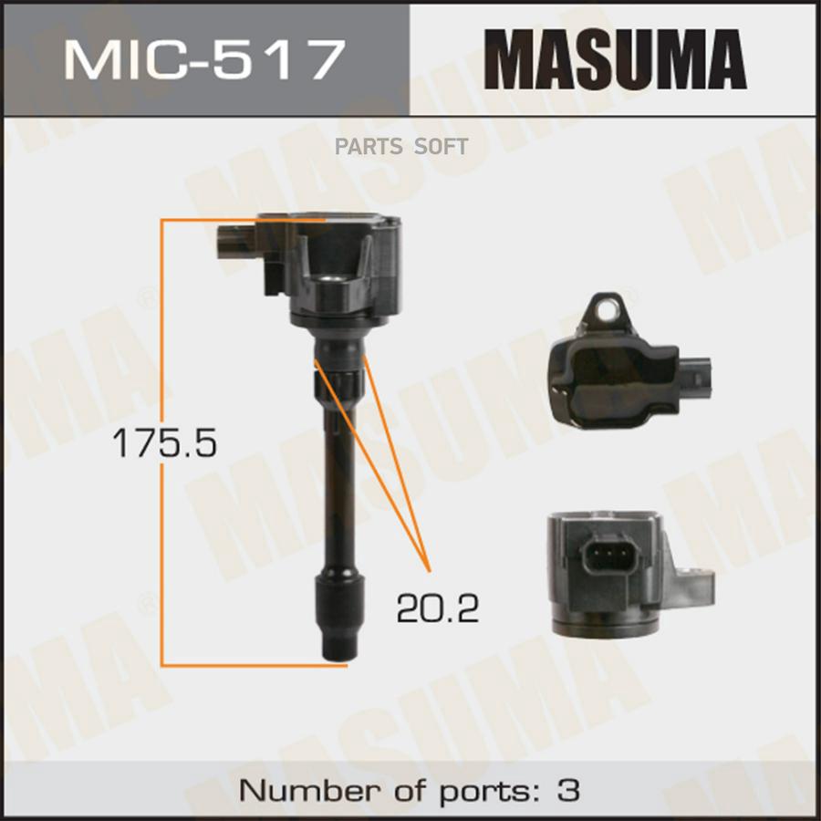 Катушка зажигания HONDA FIT MASUMA MIC-517 100041506497