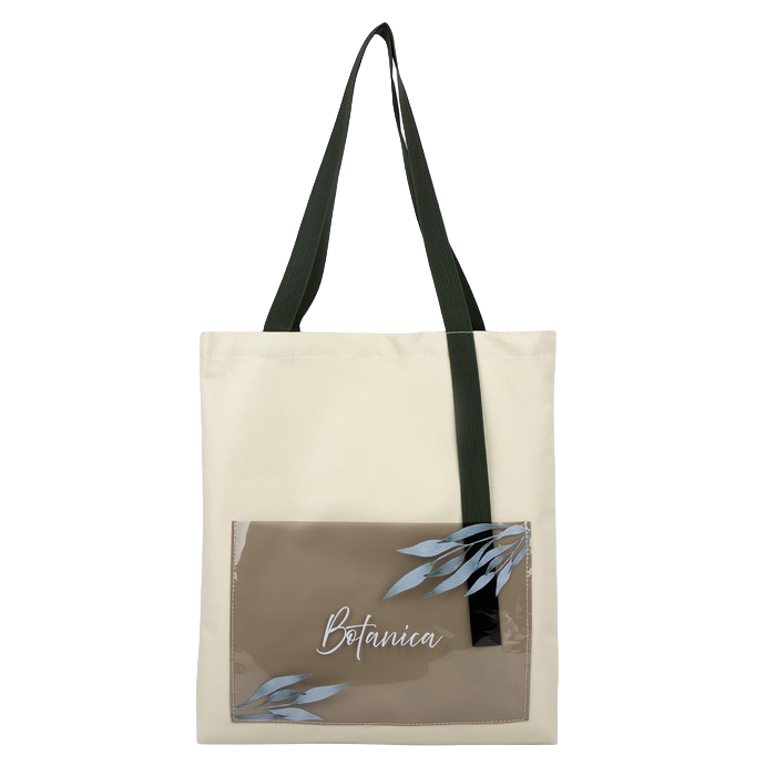 

Сумка шоппер женская NAZAMOK Botanica, бежевый, Botanica