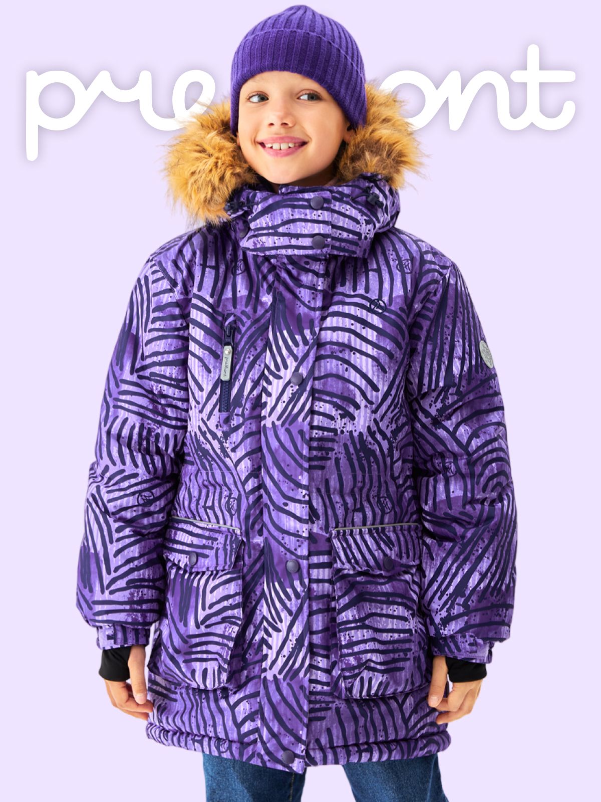 

Куртка детская Premont WP314922, фиолетовый, 152, WP314922