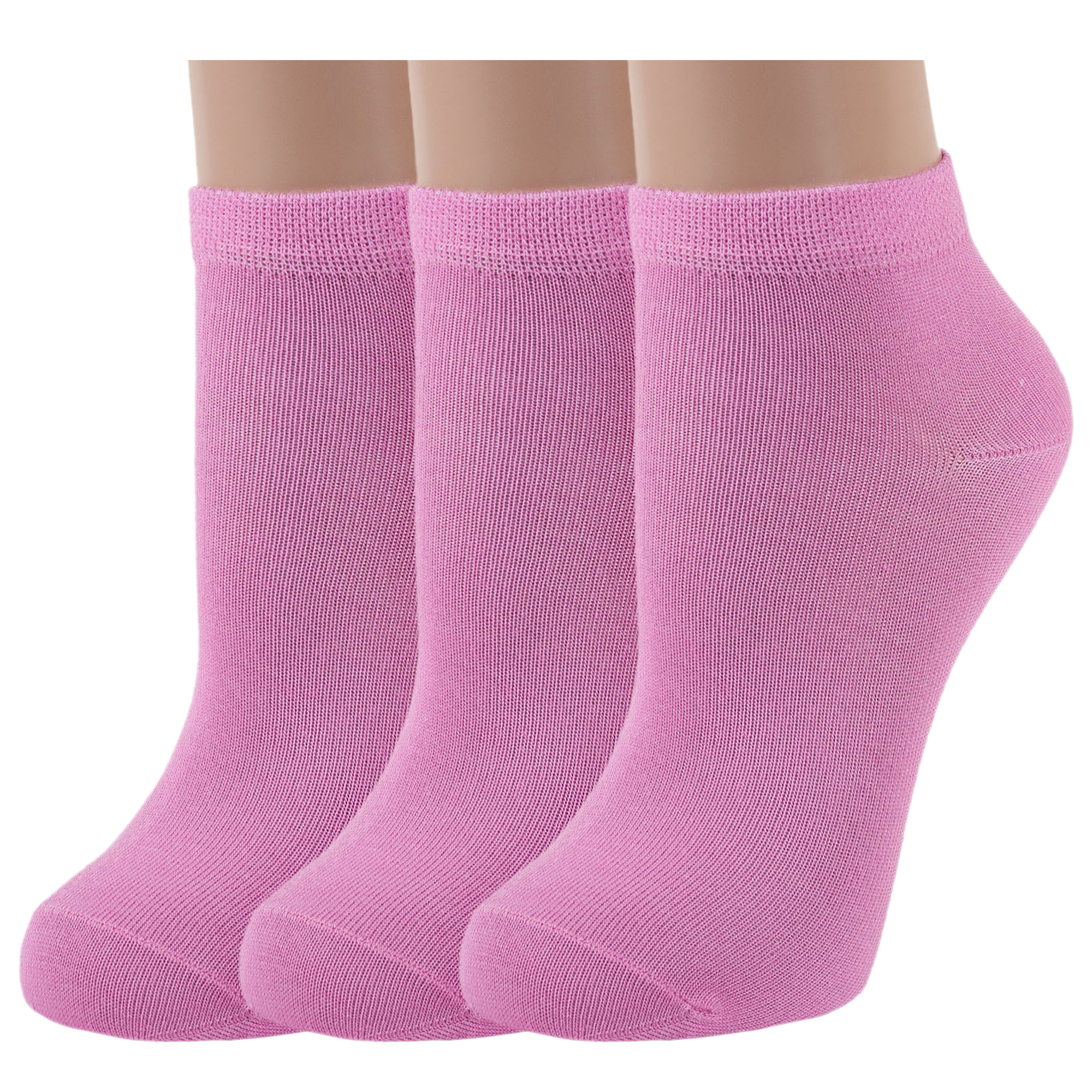 Комплект носков женских Rusocks 3-Ж-1522 розовых 25