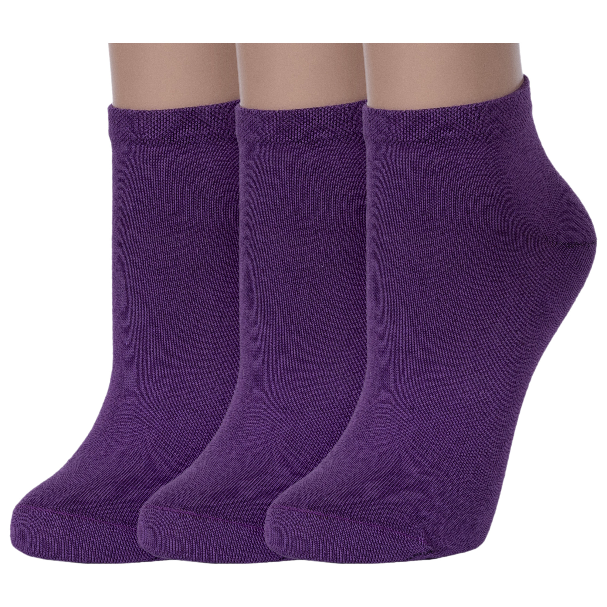 

Комплект носков женских Rusocks 3-Ж-1700 фиолетовых 23-25, Фиолетовый, 3-Ж-1700
