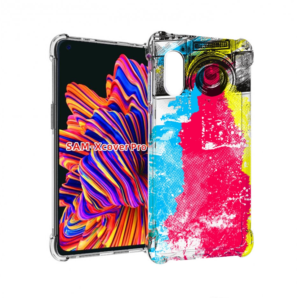 

Чехол MyPads цветной фотоаппарат для Samsung Galaxy Xcover Pro 1, Прозрачный, Tocco