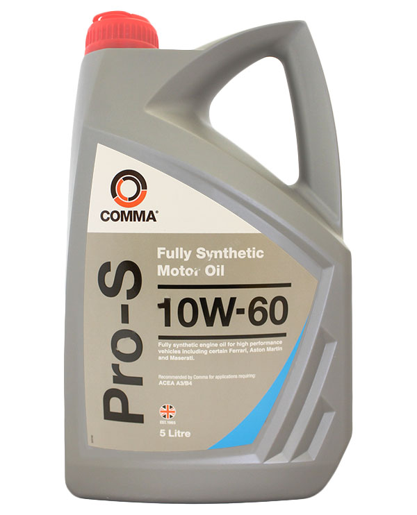 фото Comma 10w60 pro-s (5l)_масло моторное! синт acea a3/b4 comma арт. pros5l