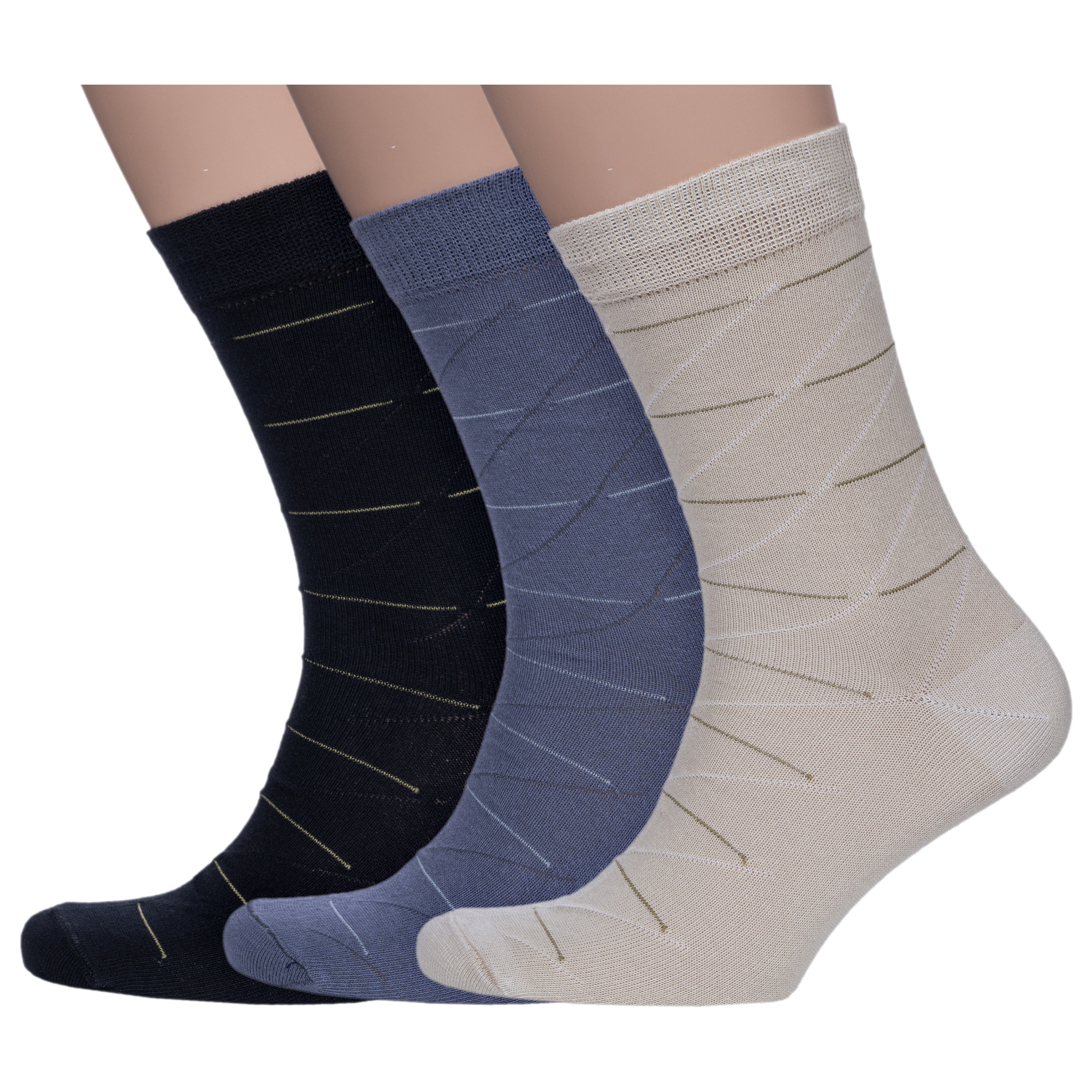 Комплект носков мужских НАШЕ 3-4С58 разноцветных 29