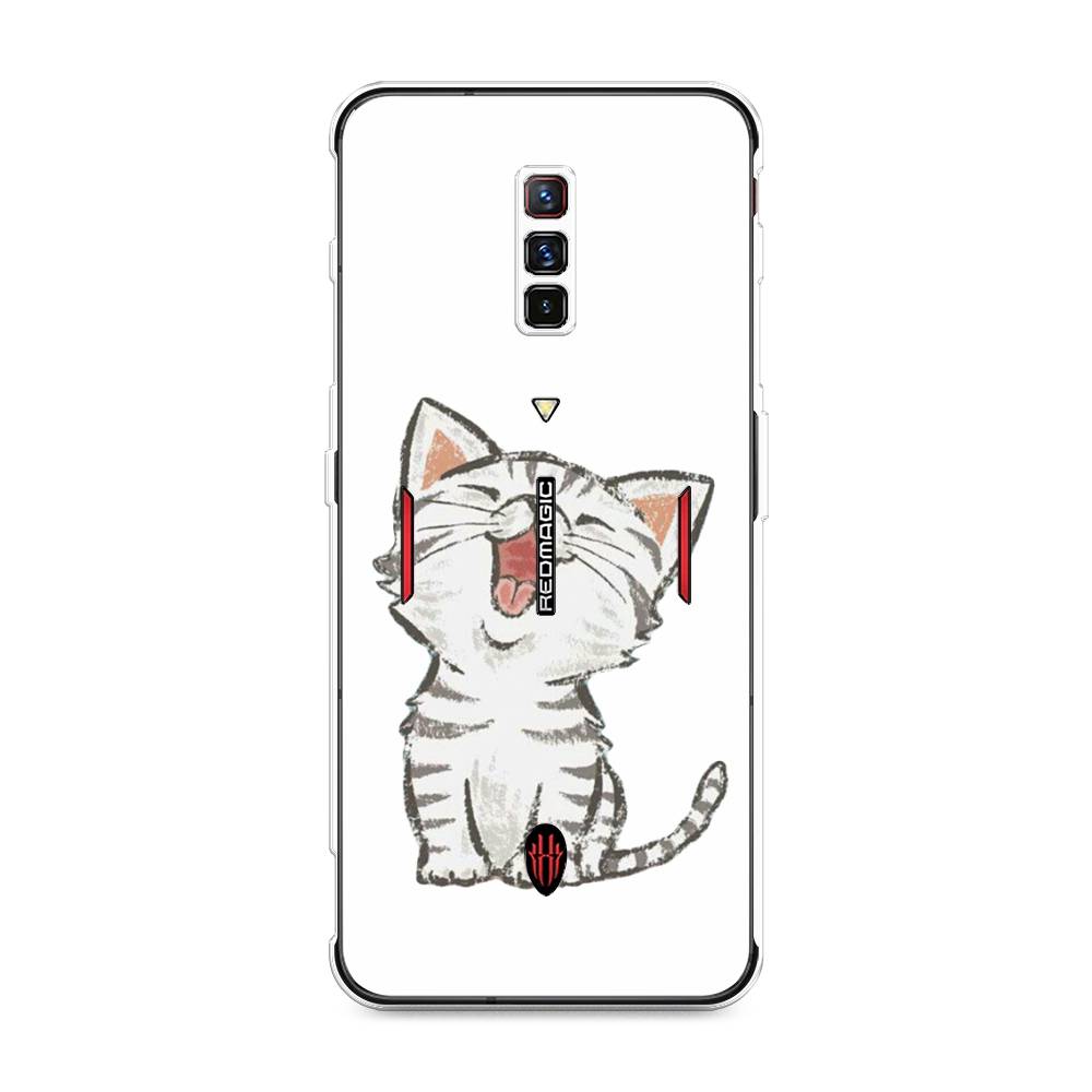 

Чехол Awog на ZTE Nubia Red Magic 6 / ЗТЕ Нубиа Ред Мэджик 6 "Котенок рисованный", Разноцветный, 135150-1