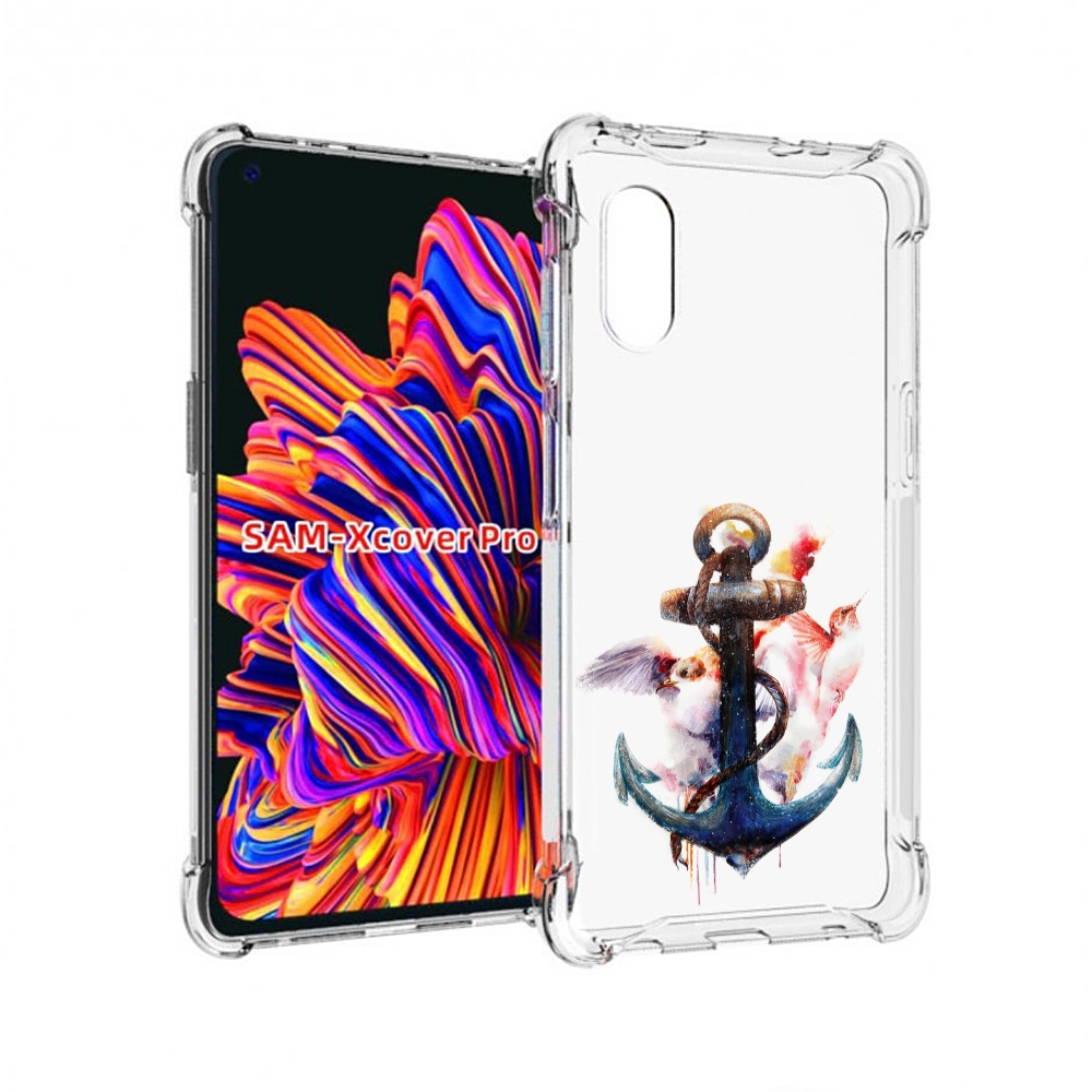

Чехол MyPads якорь с птицами для Samsung Galaxy Xcover Pro 1, Прозрачный, Tocco