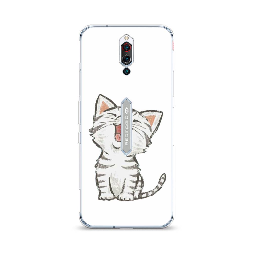 

Чехол Awog на ZTE Red Magic 5S / ЗТЕ Ред Мэджик 5S "Котенок рисованный", Разноцветный, 134250-1