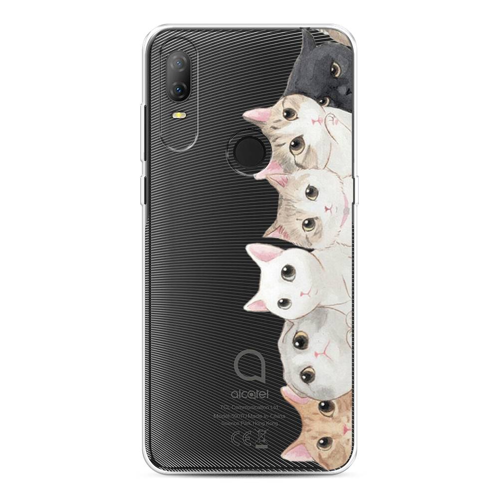 

Силиконовый чехол "Котики" на Alcatel 1V (2020) 5007U, Котики
