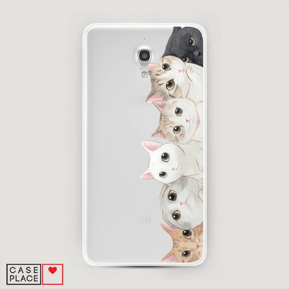 

Силиконовый чехол "Котики" на Alcatel Pixi 4 (5) 5045D, Котики