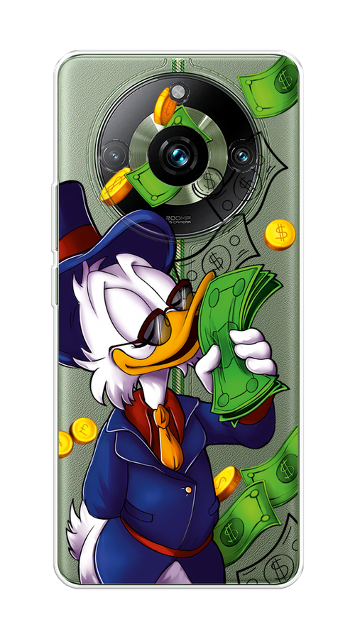 

Чехол на Realme 11 Pro "Scrooge McDuck with Money", Синий;зеленый;белый, 2514250-6