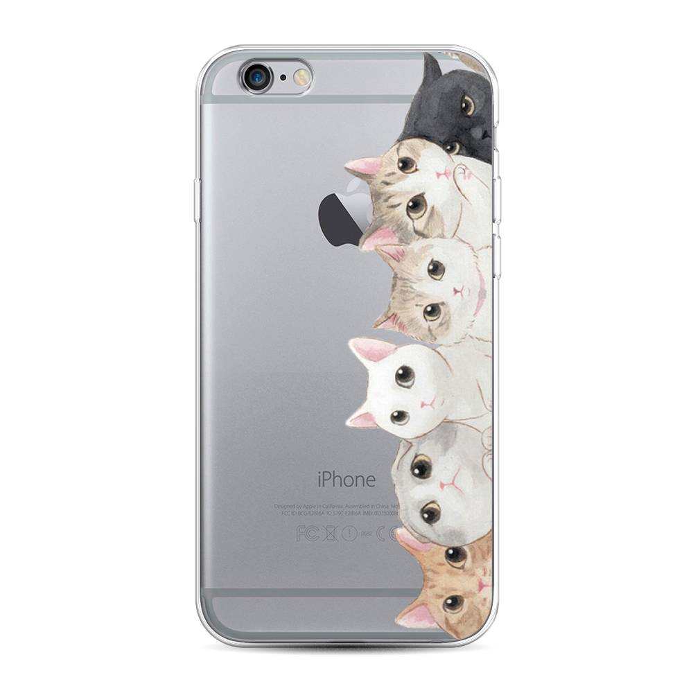 

Силиконовый чехол "Котики" на Apple iPhone 6S, Котики