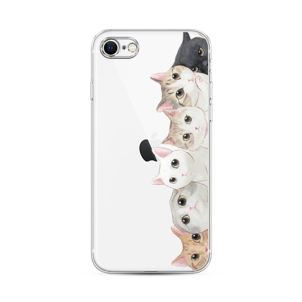 

Силиконовый чехол "Котики" на Apple iPhone SE 2020, Котики