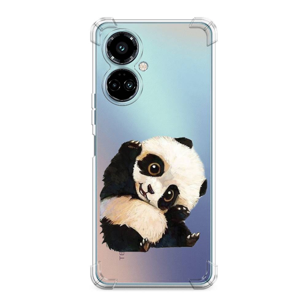 

Противоударный силиконовый чехол "Большеглазая панда" на Tecno Camon 19 Pro