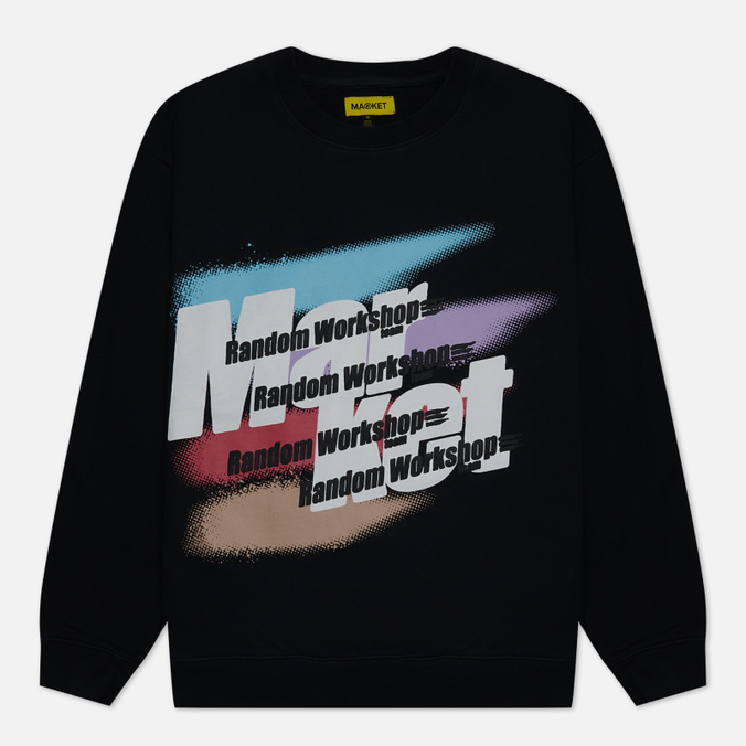 

Мужская толстовка MARKET Random Workshop Splatter Crew Neck чёрный, Размер M, Черный, Random Workshop Splatter Crew Neck