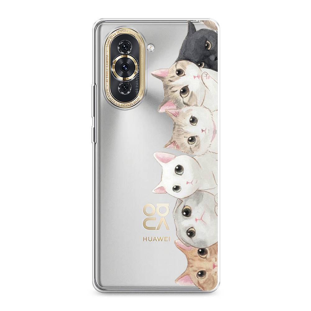 

Силиконовый чехол "Котики" на Huawei Nova 10, Котики
