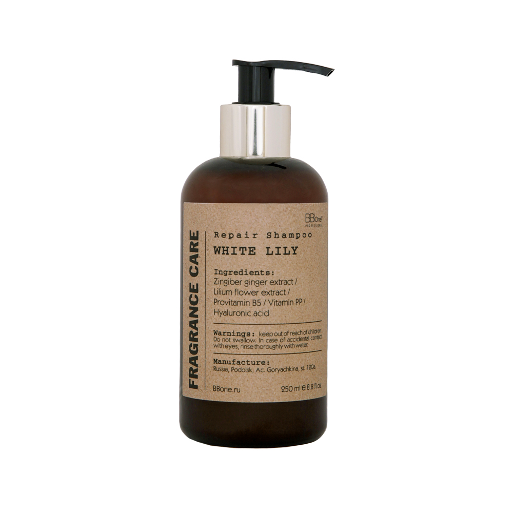 

Шампунь Bb one парфюмированный Fragrance care Repair shampoo white lily 250 мл