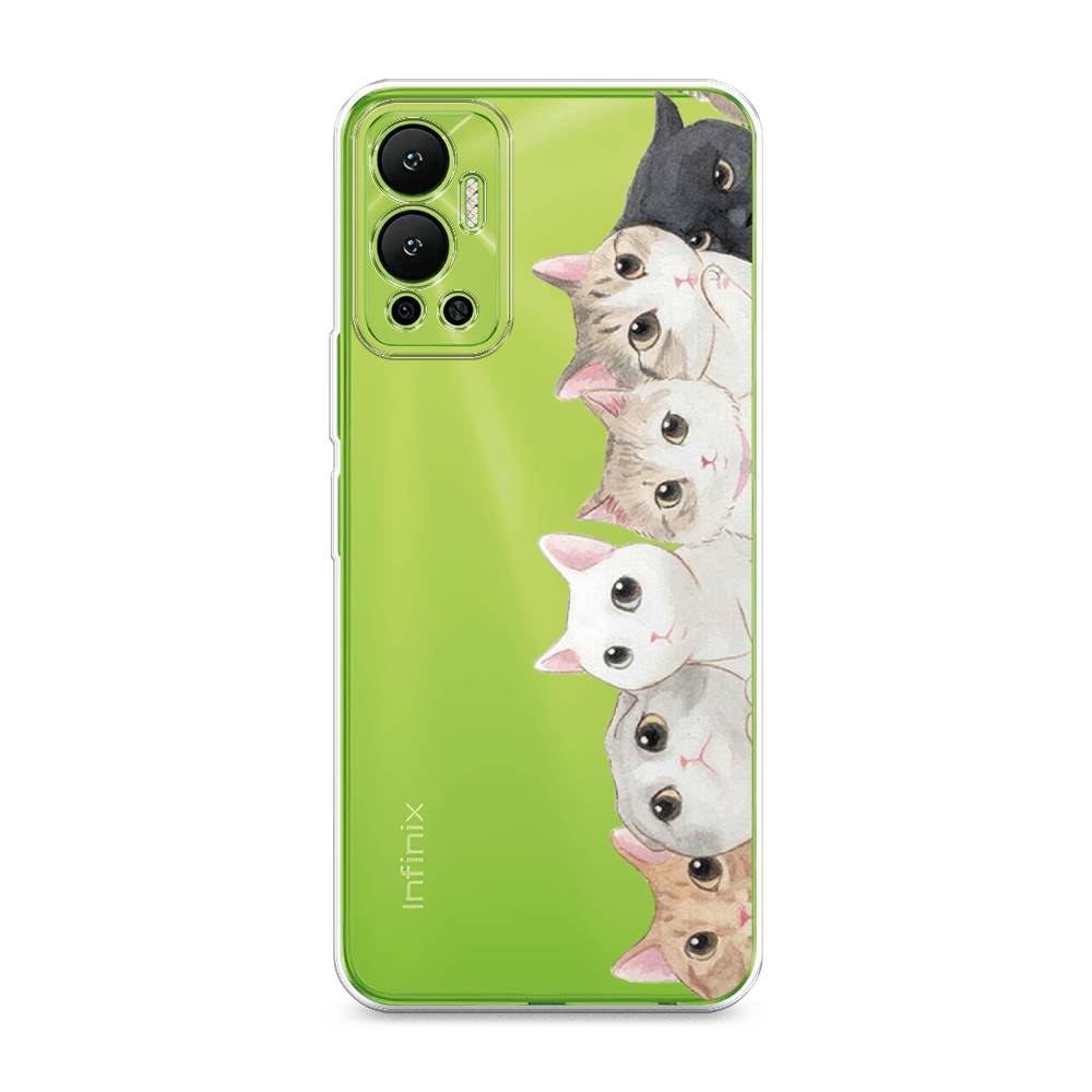 

Силиконовый чехол "Котики" на Infinix Hot 12, Котики