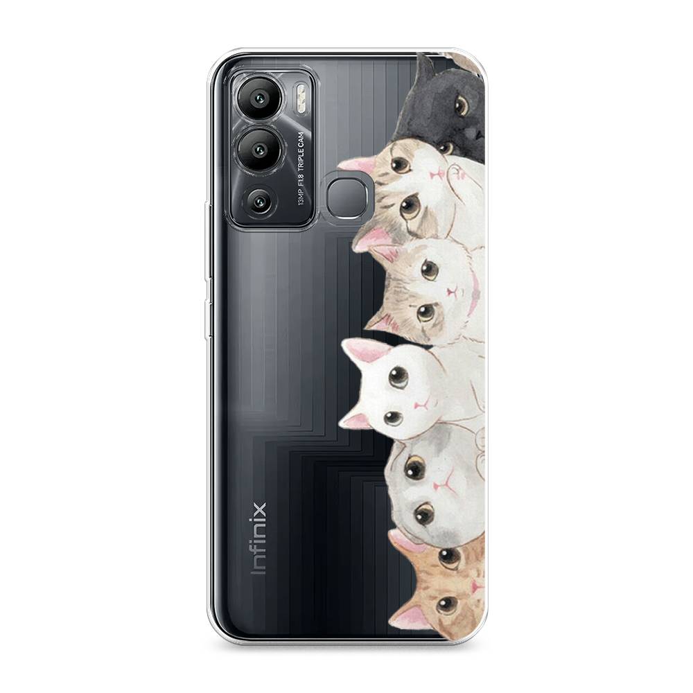 

Силиконовый чехол "Котики" на Infinix Hot 12i, Котики