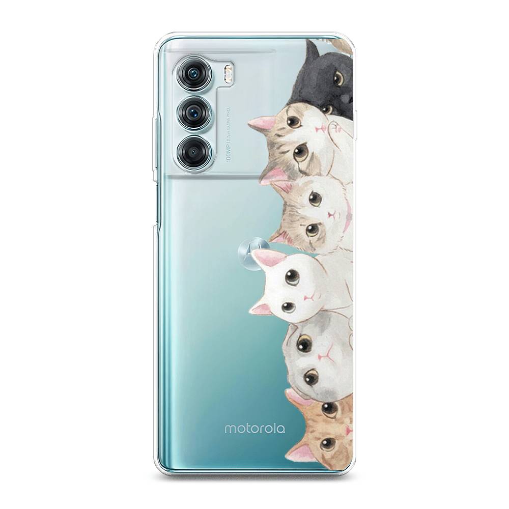 

Силиконовый чехол "Котики" на Moto Edge S30, Котики