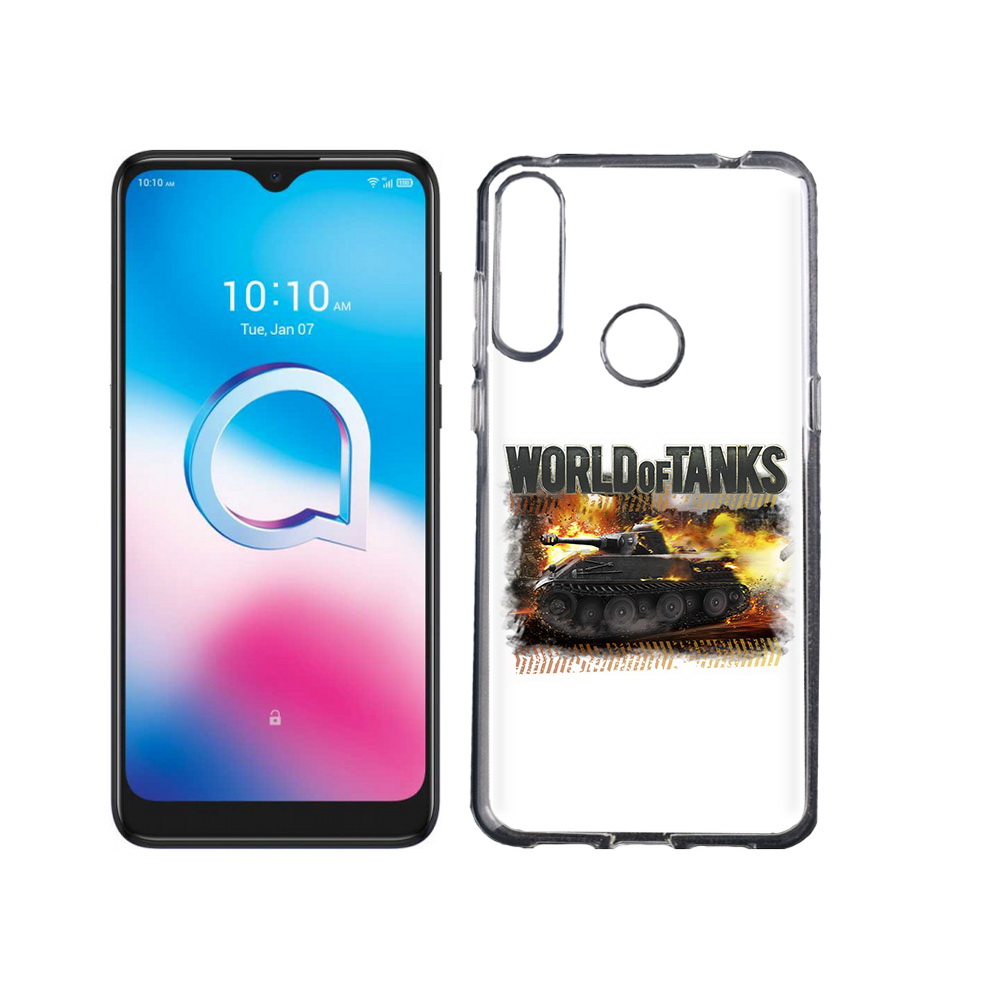 

Чехол MyPads Tocco для Alcatel 3L (2020) 5029Y Мир танков-2 (PT159035.666.118), Tocco