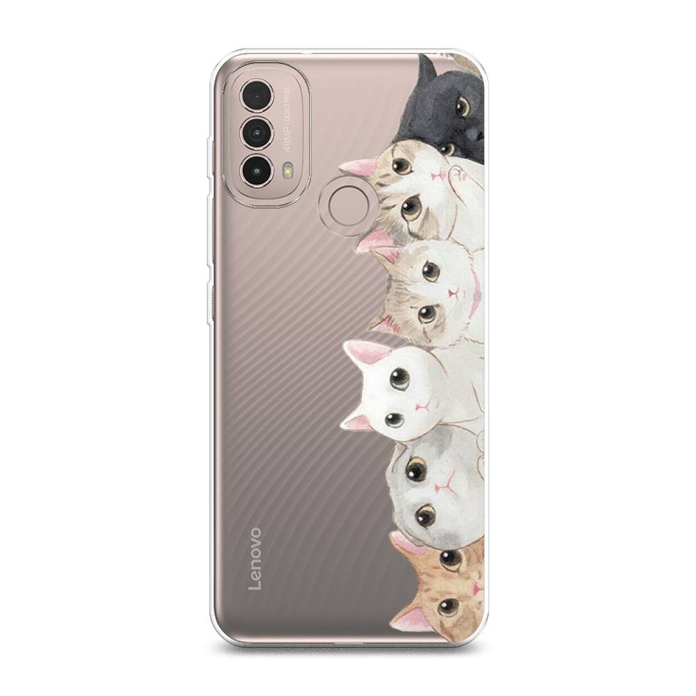 

Силиконовый чехол "Котики" на Motorola Moto E40, Котики