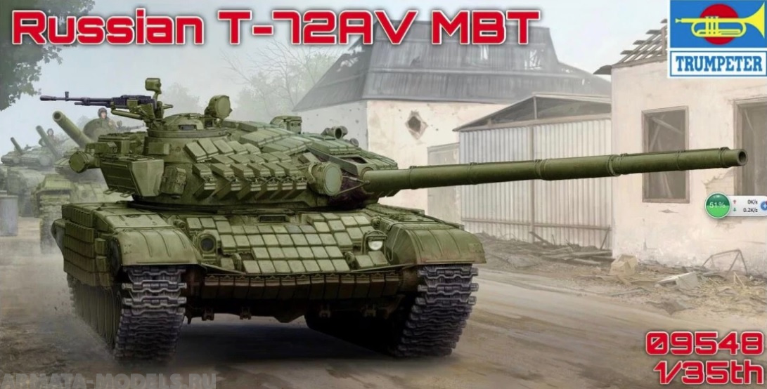 09548 T-72AV Mod 1985 MBT