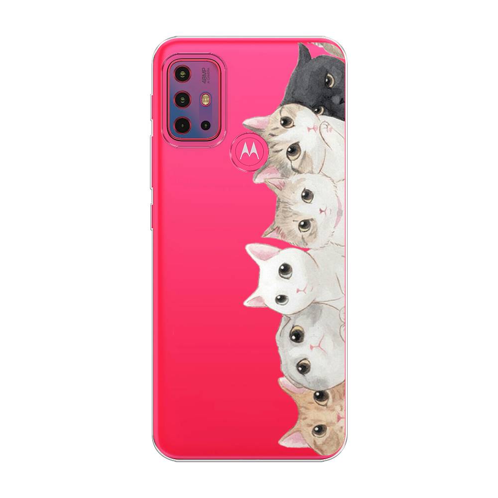 

Силиконовый чехол "Котики" на Motorola Moto G20, Котики