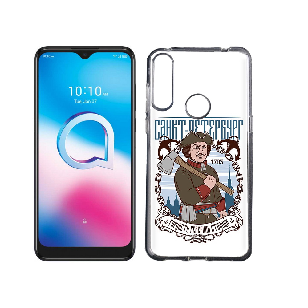

Чехол MyPads Tocco для Alcatel 3L (2020) 5029Y Петр первый (PT159035.666.134), Tocco