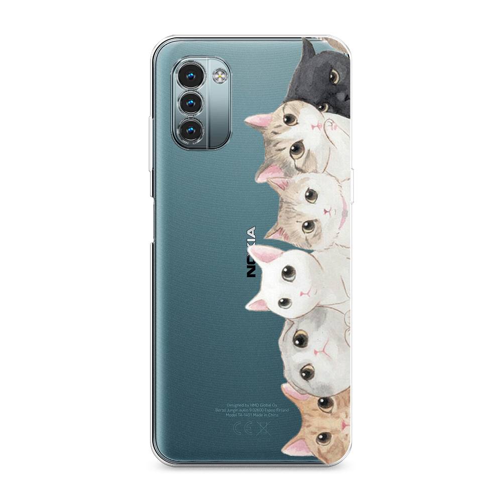 

Силиконовый чехол "Котики" на Nokia G11, Котики