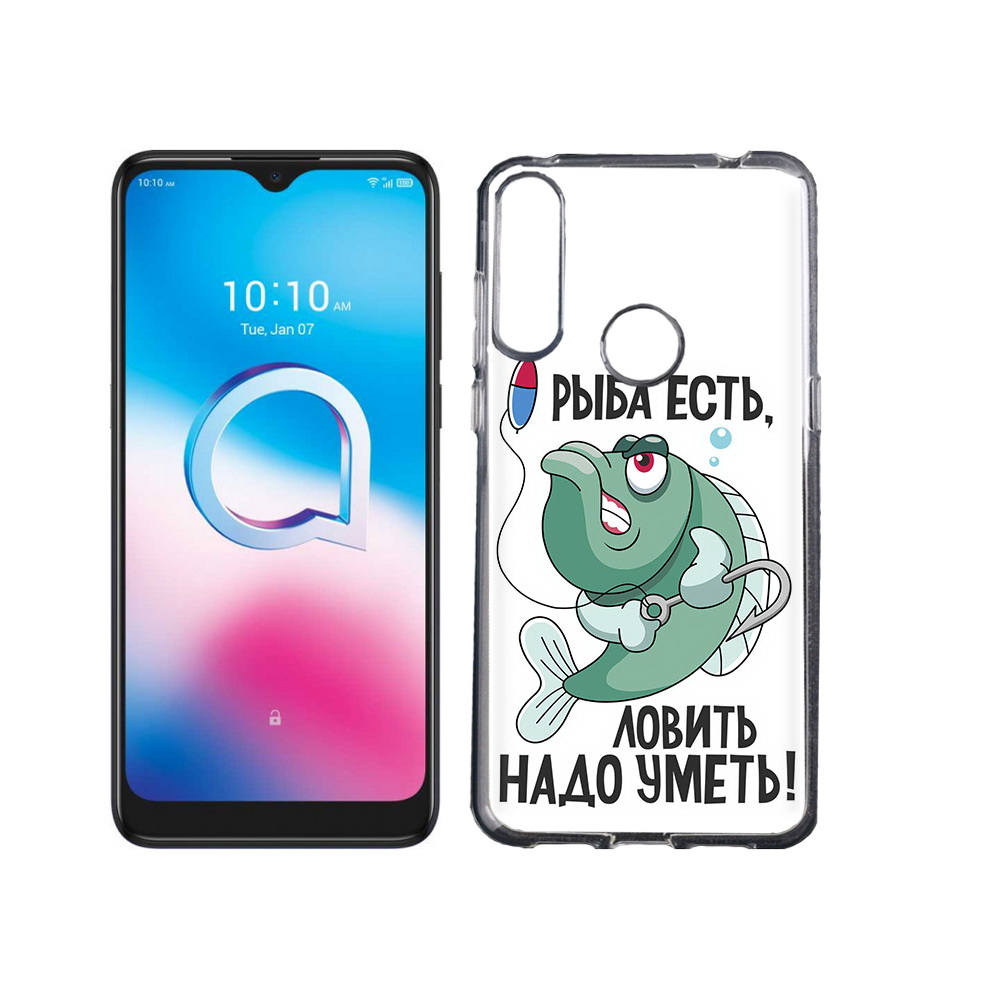 

Чехол MyPads Tocco для Alcatel 3L (2020) 5029Y Рыба есть ,ловить надо уметь, Tocco