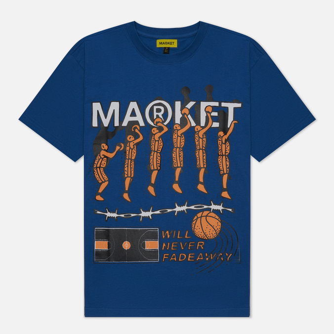 

Мужская футболка MARKET Jump Shot синий, Размер XL, Jump Shot