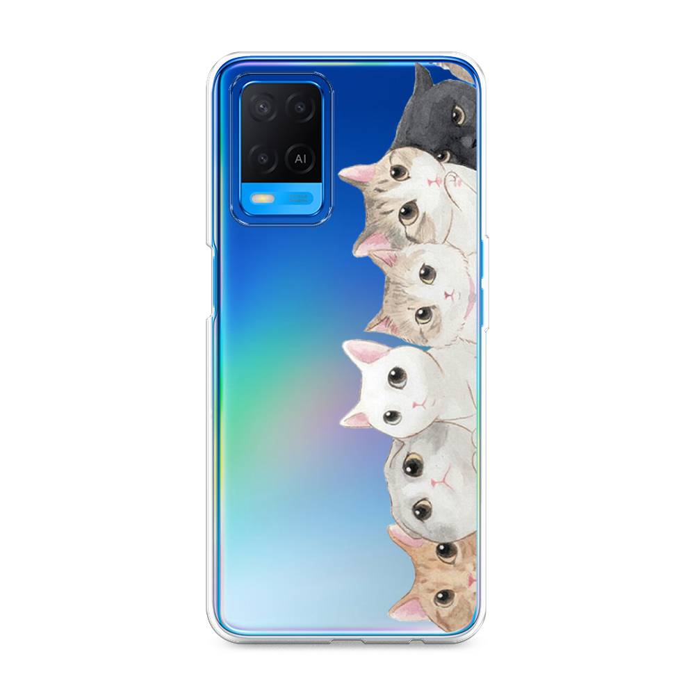 

Силиконовый чехол "Котики" на Oppo A54, Котики