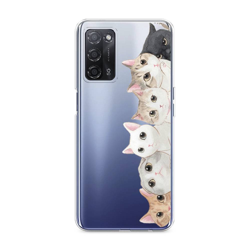

Силиконовый чехол "Котики" на Oppo A55, Котики