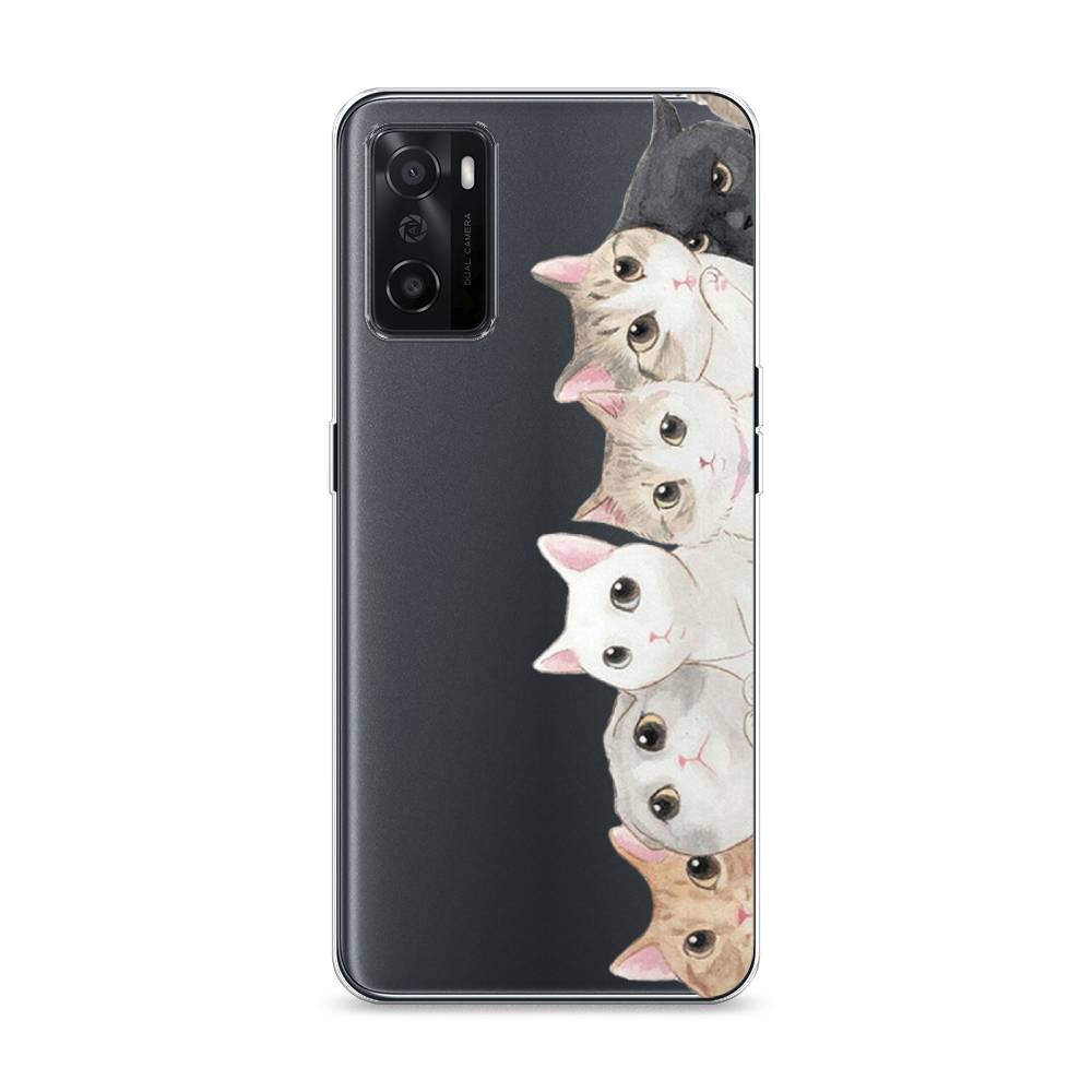 

Силиконовый чехол "Котики" на Oppo A55s 5G, Котики