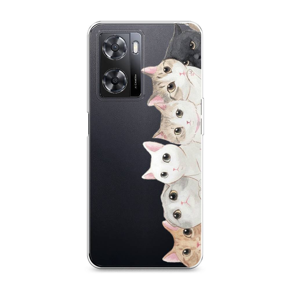 

Силиконовый чехол "Котики" на Oppo A57 4G, Котики