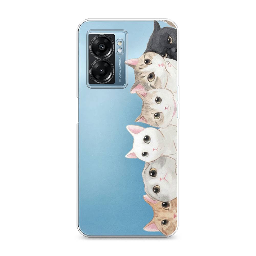 

Силиконовый чехол "Котики" на Oppo A57 5G, Котики