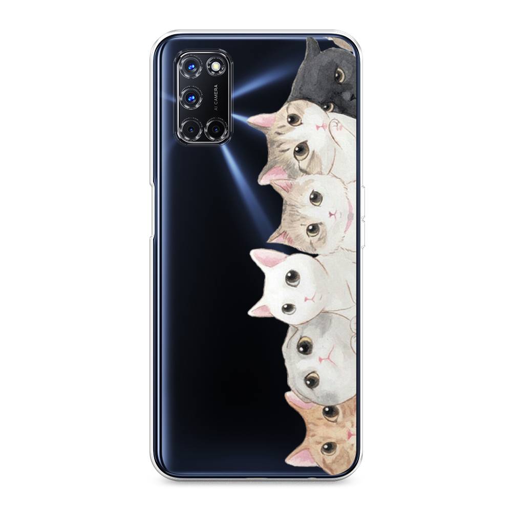 

Силиконовый чехол "Котики" на Oppo A72, Котики