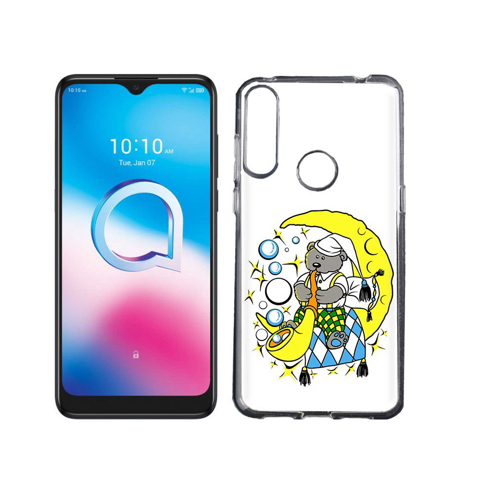 

Чехол MyPads Tocco для Alcatel 3L (2020) 5029Y Сырная луна (PT159035.666.167), Tocco