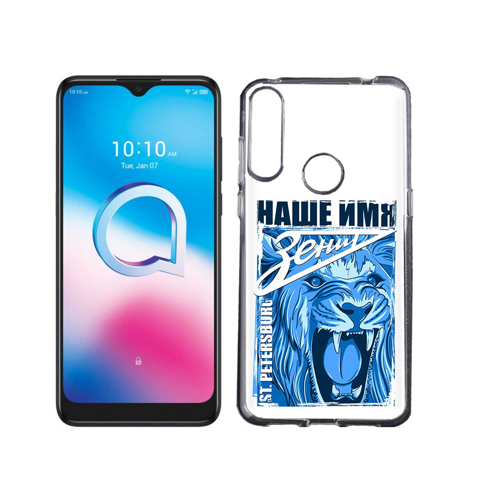

Чехол MyPads Tocco для Alcatel 3L (2020) 5029Y ФК наше имя зенит (PT159035.666.183), Tocco