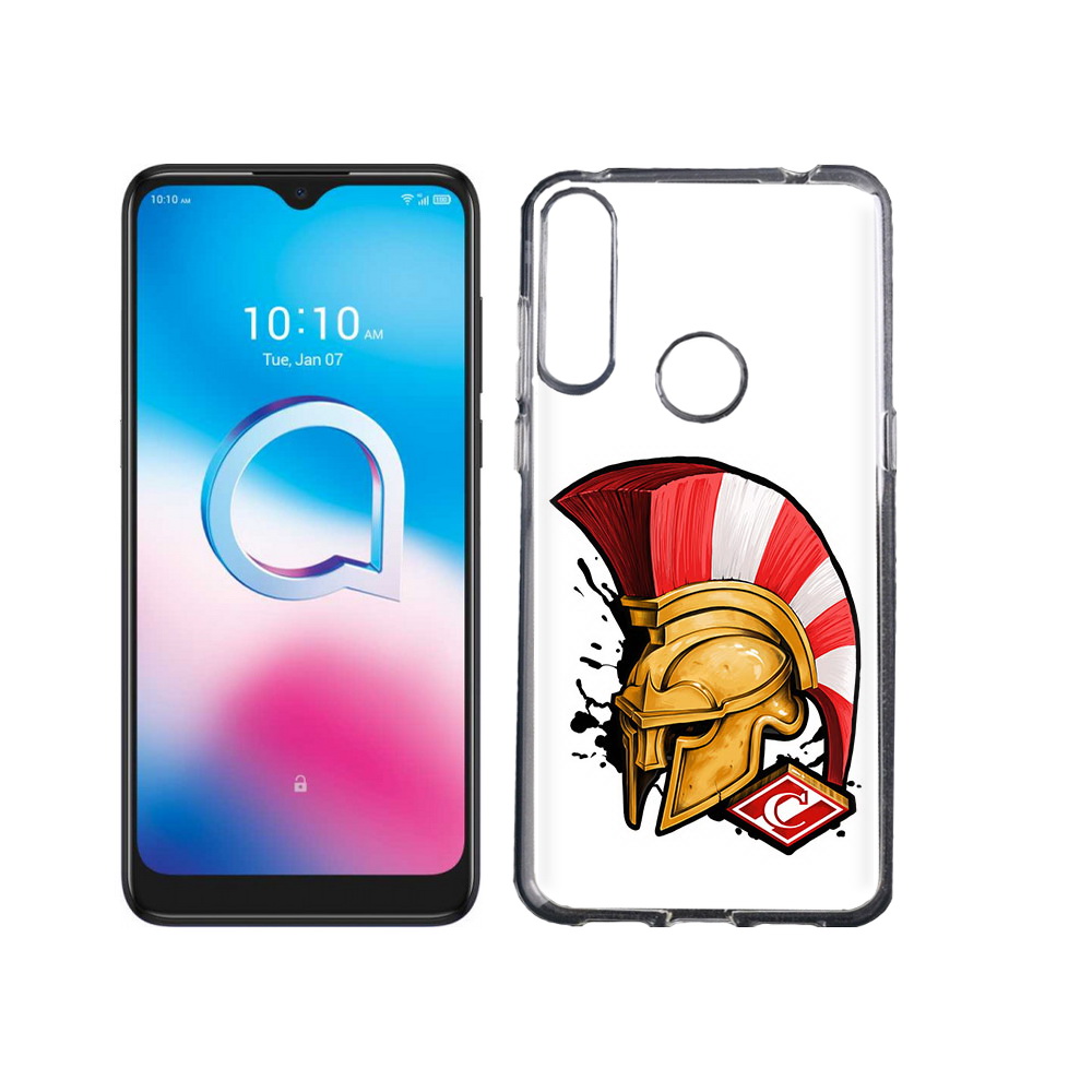 

Чехол MyPads Tocco для Alcatel 3L (2020) 5029Y ФК спартак шлем (PT159035.666.185), Tocco