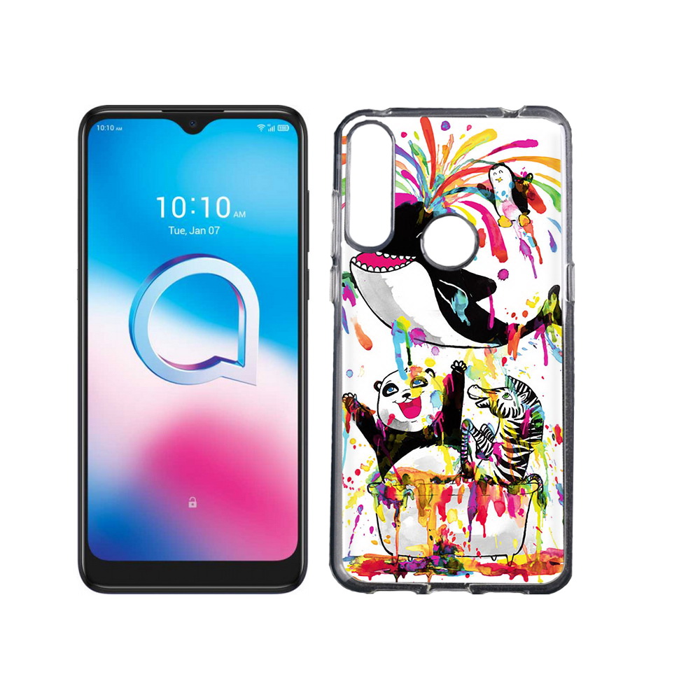 

Чехол MyPads Tocco для Alcatel 3L (2020) 5029Y Хиппи кит (PT159035.666.191), Tocco