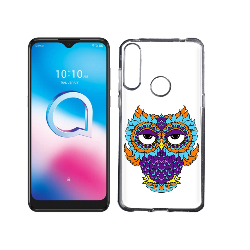 

Чехол MyPads Tocco для Alcatel 3L (2020) 5029Y Цветная сова (PT159035.666.198), Tocco