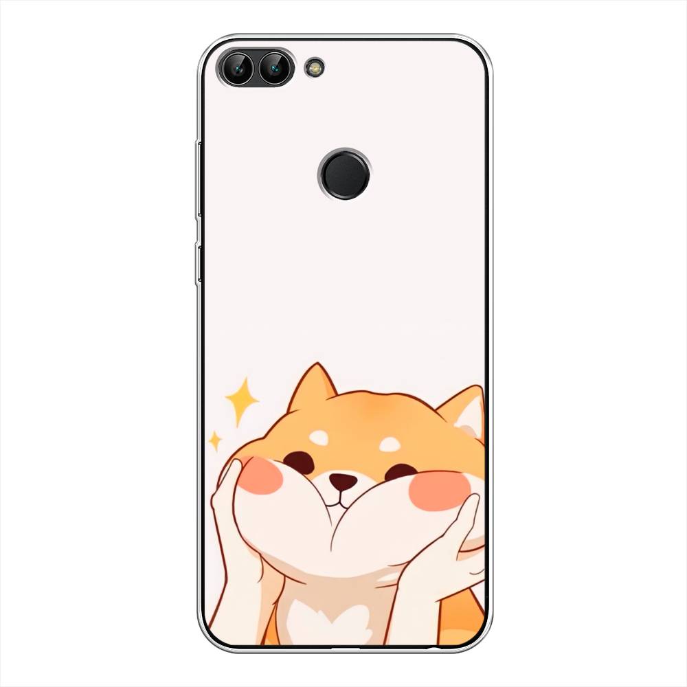 

Чехол Awog на Huawei Y9 2018 "Сладкий песик", Оранжевый, 64950-1