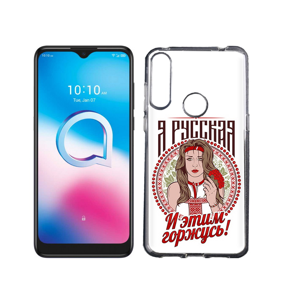 

Чехол MyPads Tocco для Alcatel 3L (2020) 5029Y Я русская (PT159035.666.208), Tocco