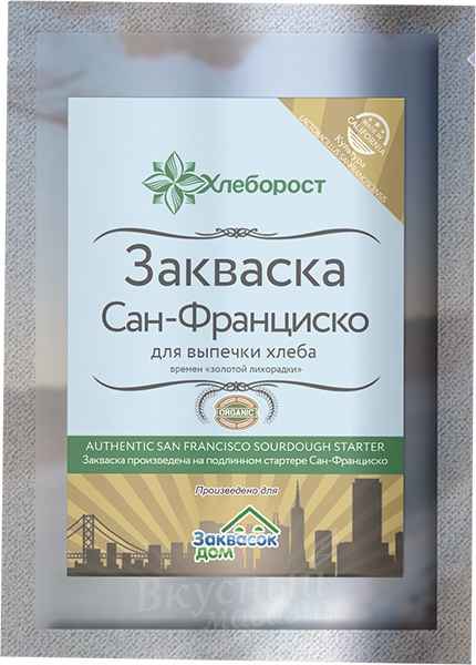 

Закваска для теста Сан-Франциско Хлеборост, 35 гр.