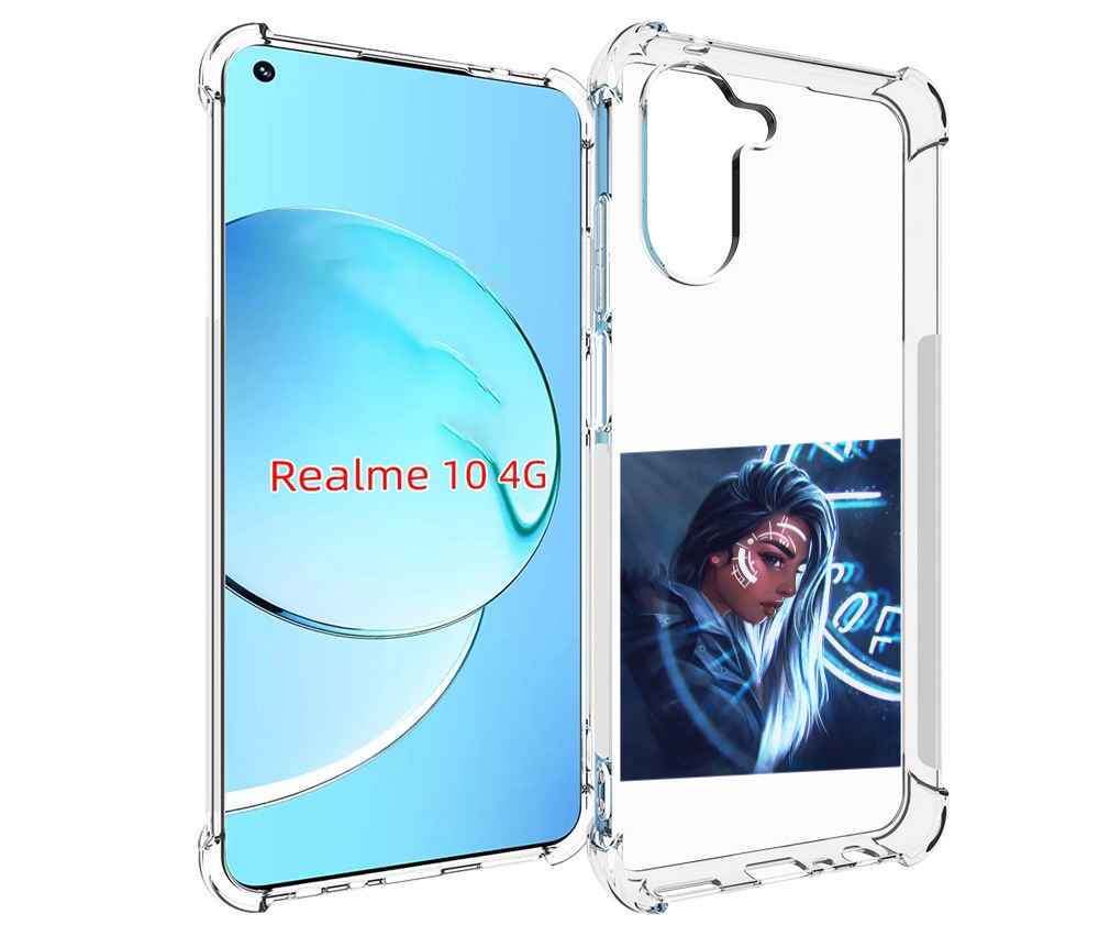 

Чехол MyPads девушка-из-антарктиды женский для Realme 10, Прозрачный, Tocco