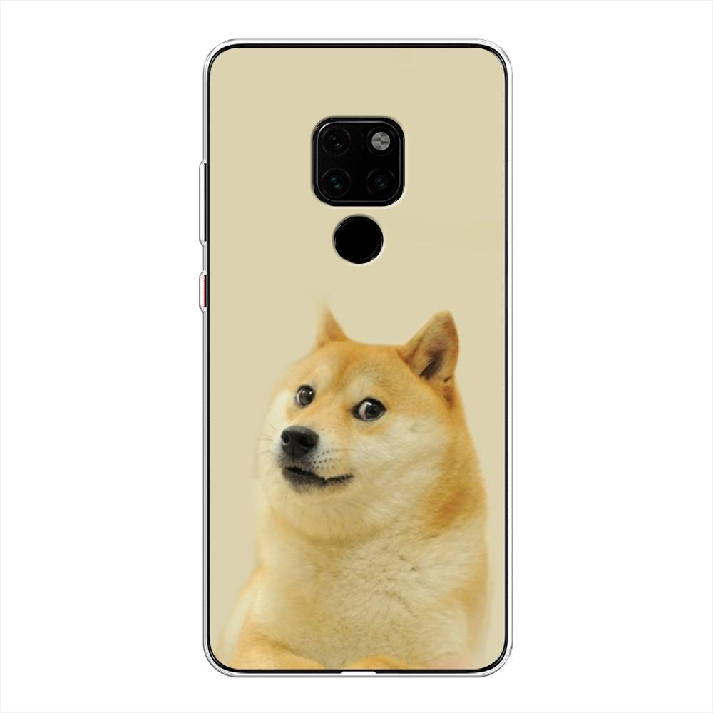 

Чехол Awog на Huawei Mate 20 "Собака подозревака", Коричневый;желтый;бежевый, 66850-9