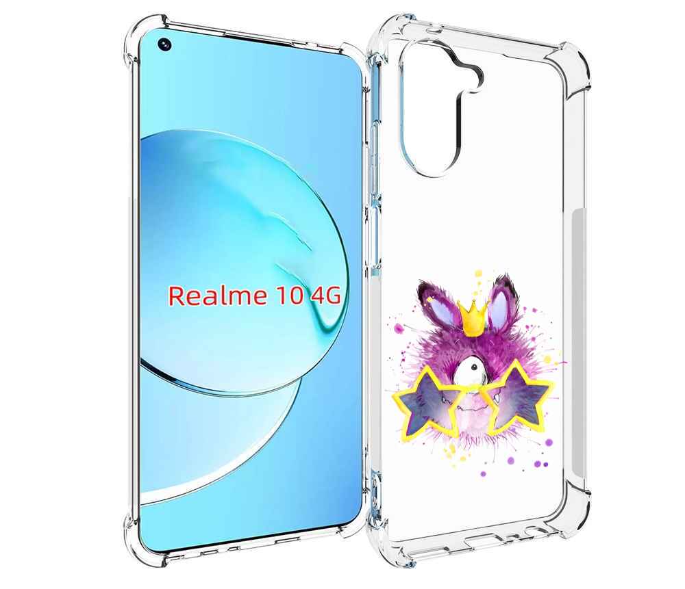 

Чехол MyPads Шуршуля для Realme 10, Прозрачный, Tocco